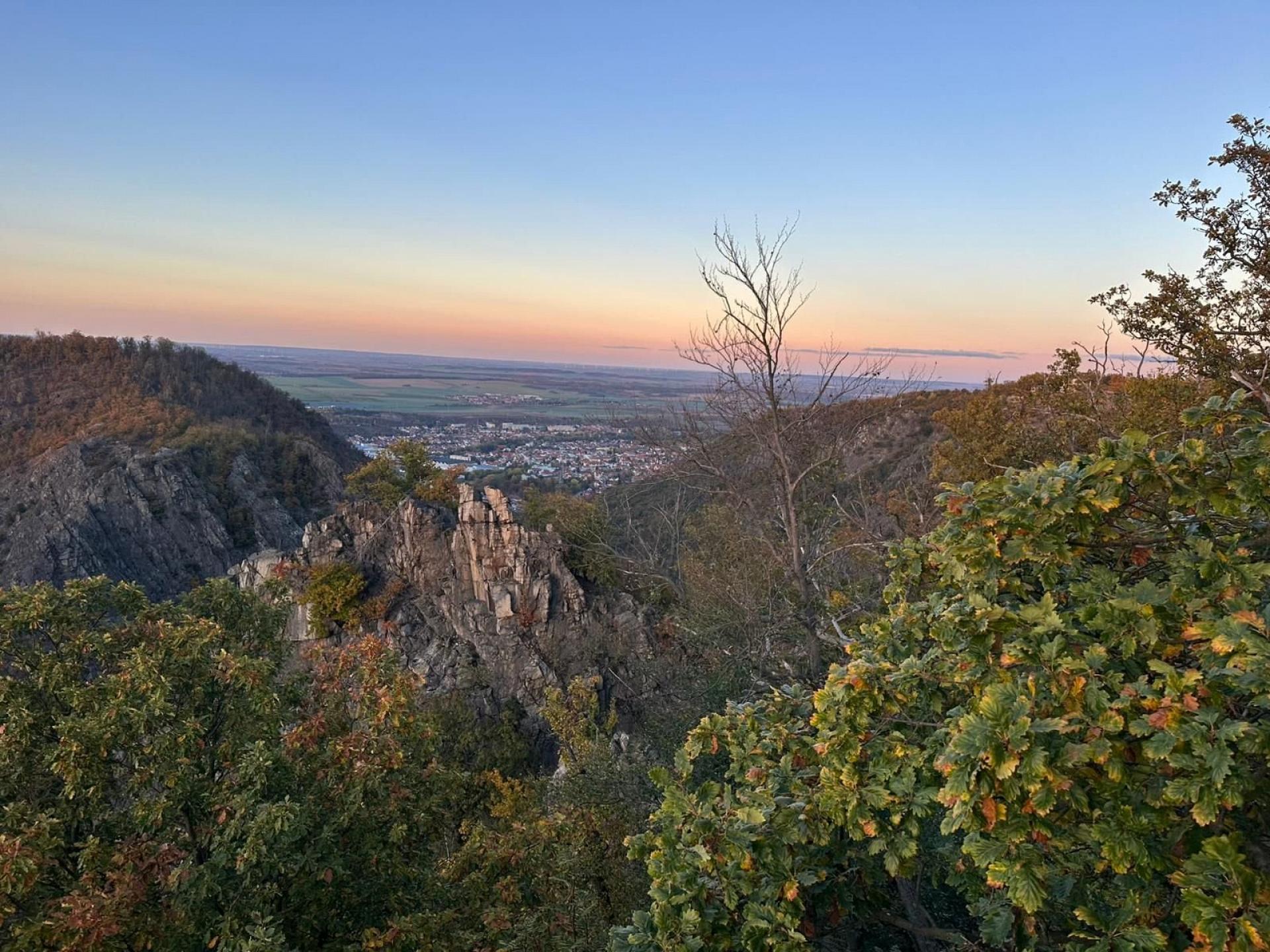 Blick vom Hexentanzplatz