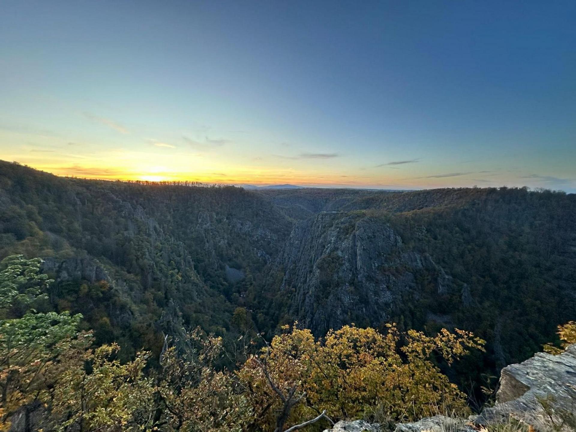 Blick vom Hexentanzplatz
